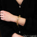 Bracelet Bracelet ancienne gourmette et son motif opale diamants 58 Facettes 22-593