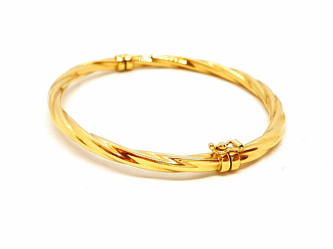 Bracelet Bracelet Jonc Or jaune 58 Facettes 06460CD