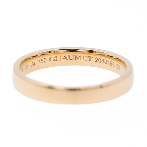 Bague 59 Chaumet Bague Alliance Rubans Or rose Diamant 58 Facettes 2699899CN