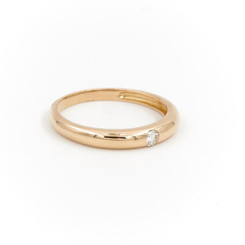 Bague 58.5 Bague Alliance Or jaune Diamant 58 Facettes 1806848CN