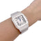Montre Montre Cartier "Santos Galbée", acier. 58 Facettes 33497
