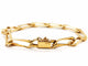 Bracelet Caplain Saint André Bracelet Maille gourmette Or jaune Saphir 58 Facettes 1552084CN