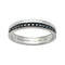 Bague 58 Alliance Boucheron,"Quatre Black Edition", or blanc, PVD noir. 58 Facettes 31583
