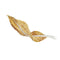 Broche Broche Hermès, "Plume", or jaune, platine, diamants. 58 Facettes 32105