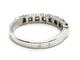 Bague 51 Bague Demi alliance Or blanc Diamant 58 Facettes 1588626CN