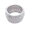 Bague 55 Bague Cartier, "Nigeria", pavage diamants. 58 Facettes 32832