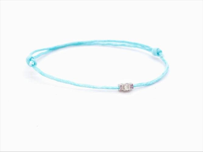 Bracelet Bracelet Cordon Or blanc Diamant 58 Facettes 578892RV