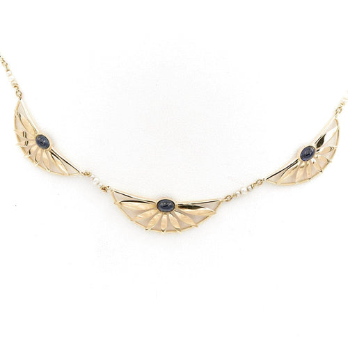 Collier Collier Or jaune Saphir 58 Facettes 1650250CN