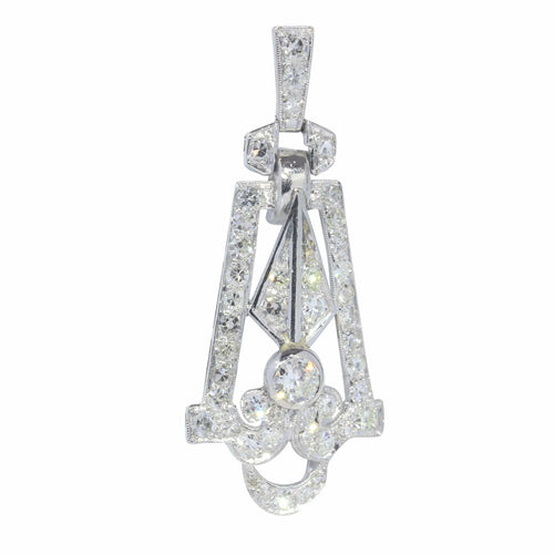 Pendentif Pendentif diamants Art déco 58 Facettes 23128-0087