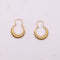 Boucles d'oreilles Créoles or jaune 58 Facettes