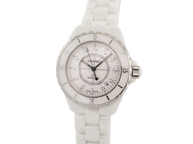 Montre montre femme CHANEL j12 diamants automatique 58 Facettes 255522
