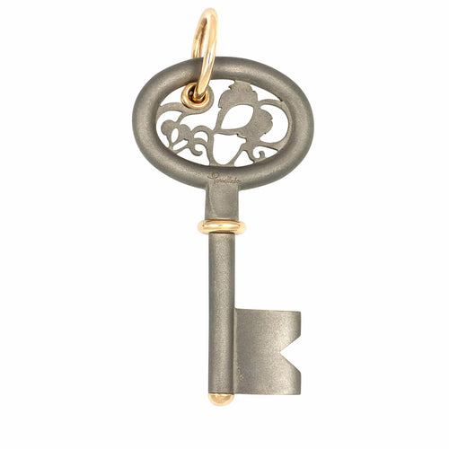 Pendentif POMELLATO - Pendentif Clef Titane Or rose 58 Facettes 64700165