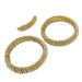 Bracelet Deux bracelets vintages transformables, or jaune. 58 Facettes 31763/31764