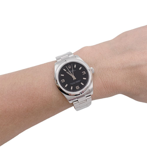 Montre Montre Rolex, "Oyster Perpetual", acier. 58 Facettes 32645