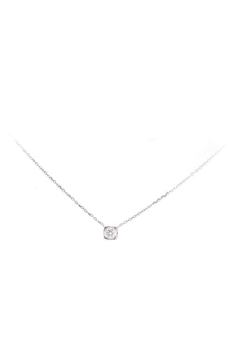 Collier Collier DINH VAN Collier  Cube en Or Blanc 750/1000 58 Facettes 61832-57711