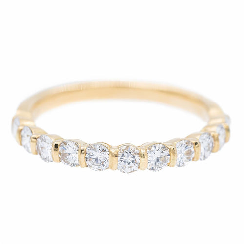 Bague 56 Bague Alliance Or jaune Diamant 58 Facettes 2075335CN