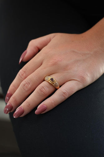 Bague 54 Bague Or jaune Saphir 58 Facettes 577770CN