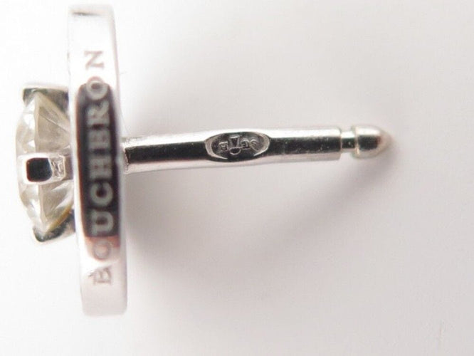 Boucles d'oreilles boucles d'oreilles BOUCHERON ava or blanc 18k diamants 0.68ct 58 Facettes 254586