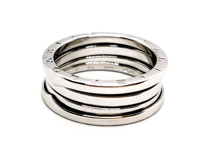 Bague 65 Bulgari Bague B Zéro 1 Or blanc 58 Facettes 1292327CN