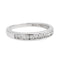Bague 48 Bague Demi alliance Or blanc Diamant 58 Facettes 2513751CN