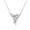 Collier Collier grappe diamants or blanc 58 Facettes