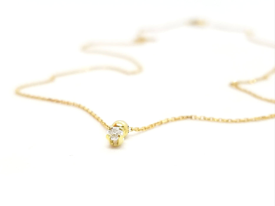 Collier Collier Chaîne + pendentif Or jaune Diamant 58 Facettes 579126RV