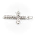 Pendentif Pendentif Croix Or blanc Diamant 58 Facettes 1840417CN