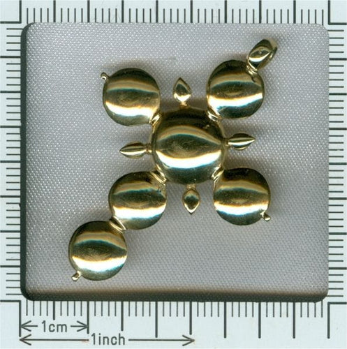 Pendentif Croix en or avec diamants 58 Facettes 12284-0023