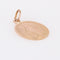 Pendentif Médaille ancienne or rose Vierge Miraculeuse 58 Facettes 07-130A