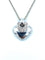 Collier Bvlgari. Pendentif Doppio Cuore or blanc et diamants 58 Facettes