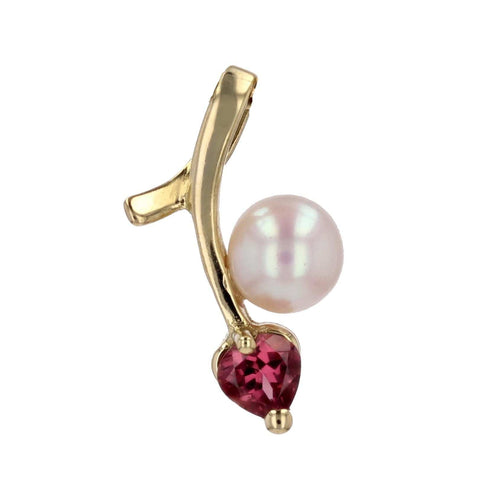 Pendentif Pendentif tourmaline perle de culture 58 Facettes CVP100