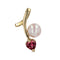 Pendentif Pendentif tourmaline perle de culture 58 Facettes CVP100