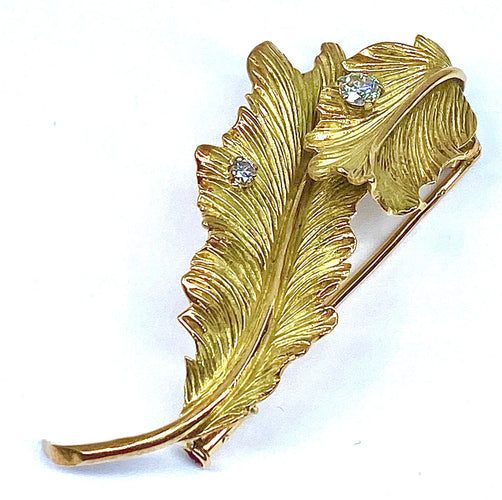 Broche Broche Or jaune Diamant 58 Facettes AB270