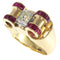 Bague 54 Bague diamant, rubis 58 Facettes 10074-4199