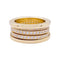 Bague 54 Bague Bulgari, "B.Zero1", or jaune et diamants. 58 Facettes 33384
