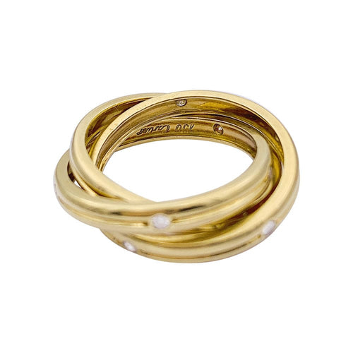 Bague 54 Bague Cartier, "Constellation", or jaune et diamants. 58 Facettes 33038