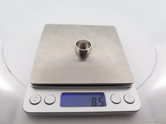 Bague 52 bague GUCCI icon monogramme gg en or blanc 18k 58 Facettes 256723