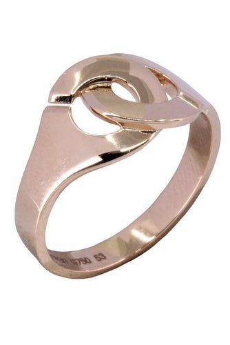 Bague 53 BAGUE MENOTTES DINH VAN R10 58 Facettes 062811