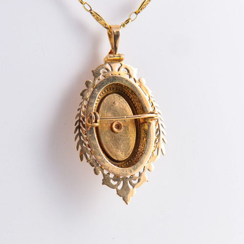 Collier Collier Pendentif-Broche perle 58 Facettes