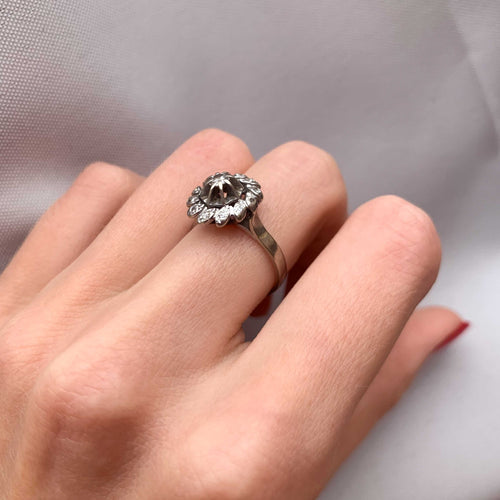 Bague 52 Bague Solitaire Diamant 0.10ct 58 Facettes JE108