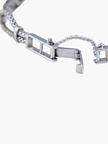 Bracelet Bracelet Art déco et pavage de diamants 58 Facettes