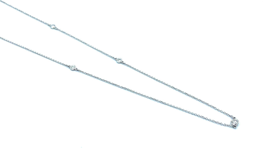 Collier Tiffany’s & Co. Sautoir platine et diamants 58 Facettes