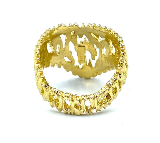 Bague OMÉGA/GILBERT ALBERT. Bague or jaune 18K 58 Facettes
