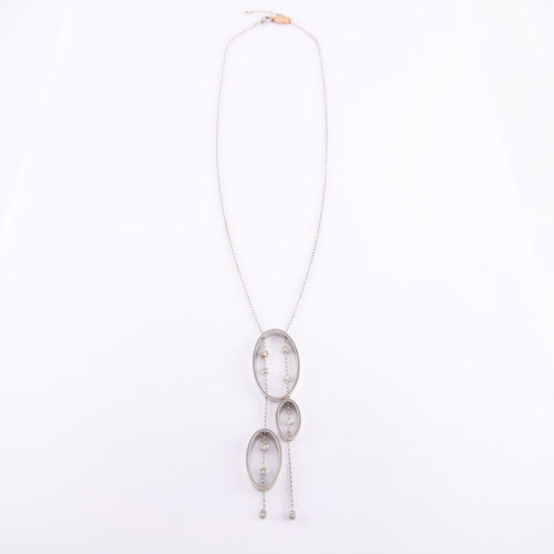 Collier Collier Pendentif 3 ovales 58 Facettes
