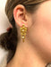 Boucles d'oreilles Boucles d'oreilles florales Perles 58 Facettes