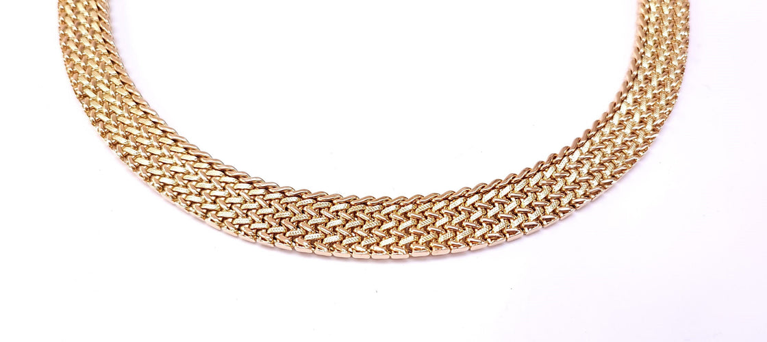 Collier Collier plat en or jaune 58 Facettes RA-543/1