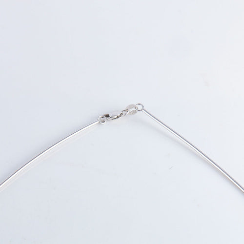 Collier Tour de cou or blanc 58 Facettes JE30