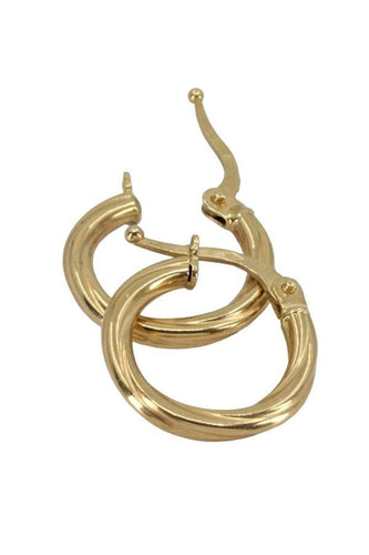 Boucles d'oreilles CRÉOLES TORSADÉES 58 Facettes 056441