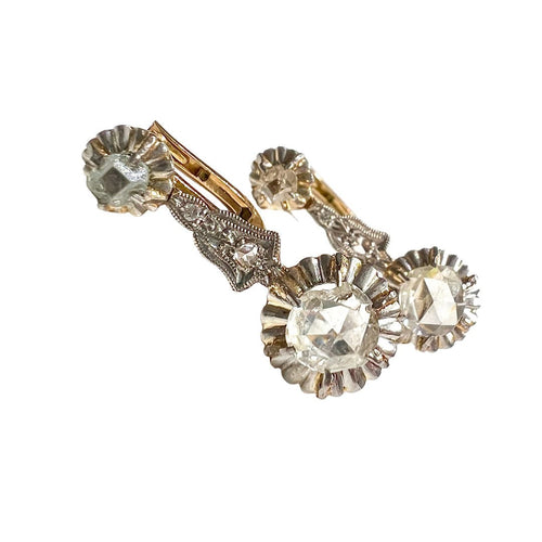 Boucles d'oreilles BOUCLES D'OREILLES D'ÉPOQUE ART DÉCO 1930-35 58 Facettes