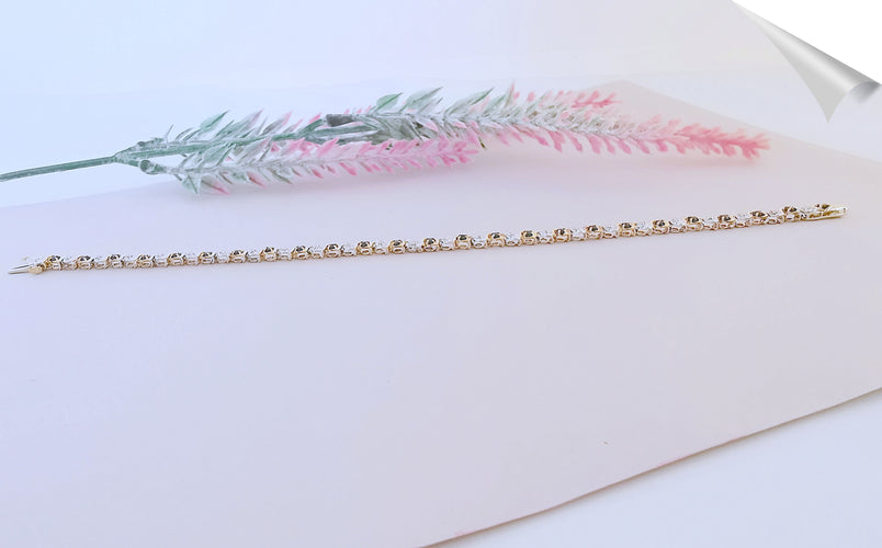 Bracelet Bracelet Rivière Diamants  Saphirs 58 Facettes AA 1515